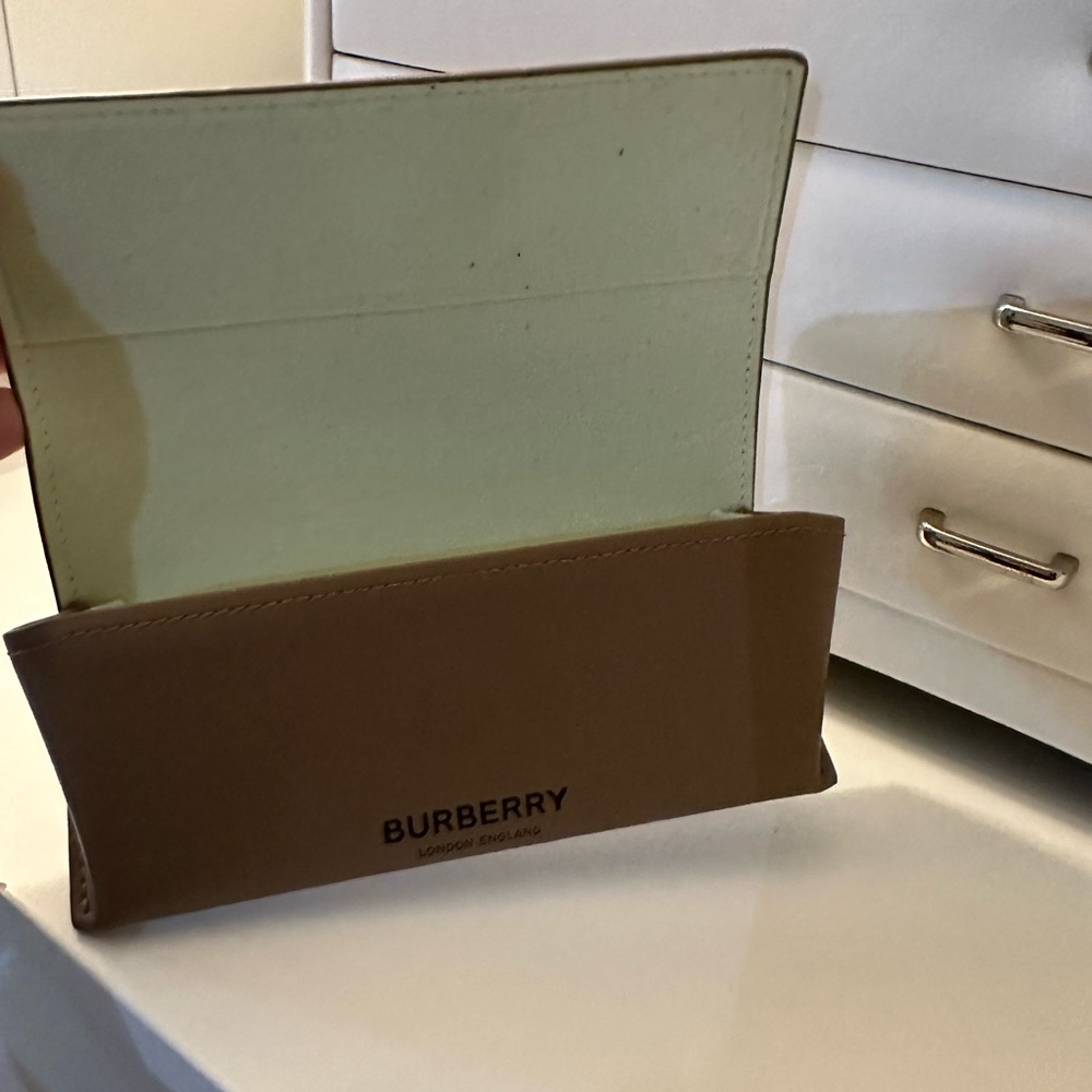 Authentic Burberry glasses case